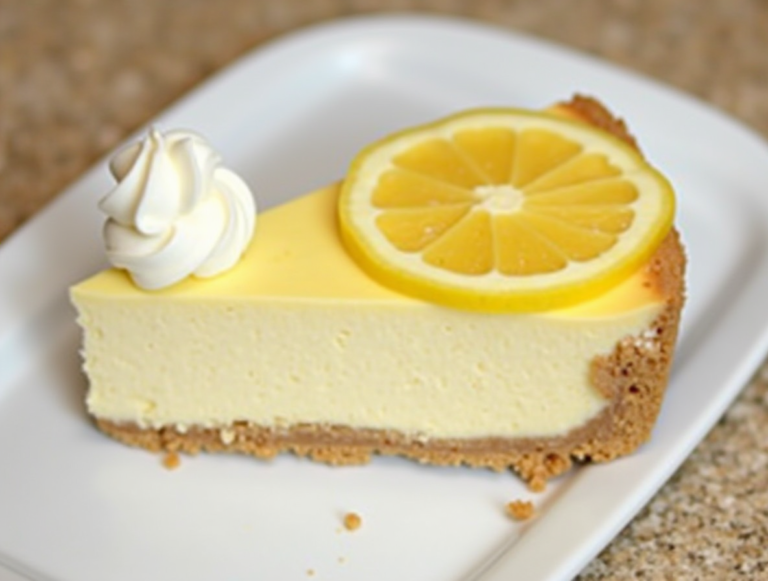 No-Bake Lemon Cheesecake