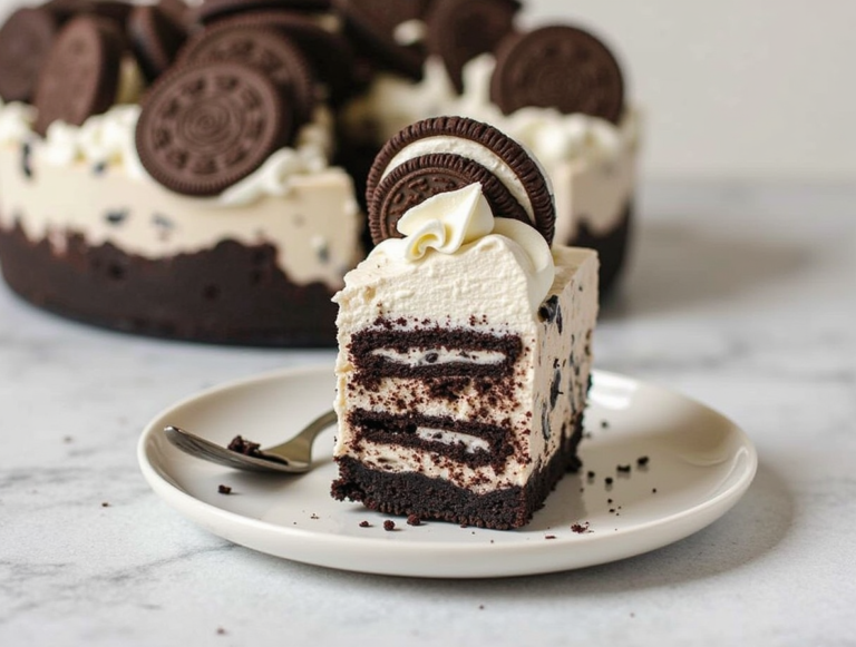 No Bake Oreo Cheesecake