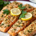 Baked Parmesan Crusted Salmon
