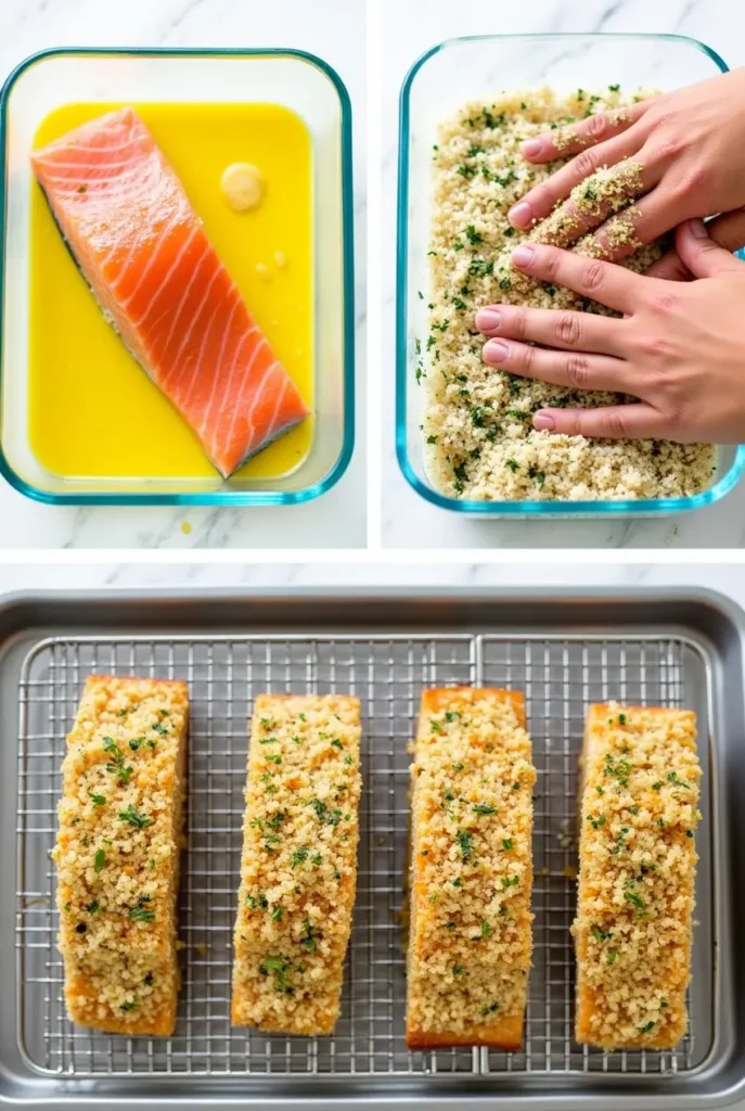 Baked Parmesan Crusted Salmon