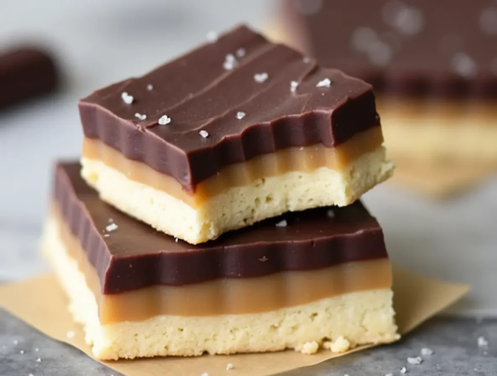 Caramel Shortbread Squares