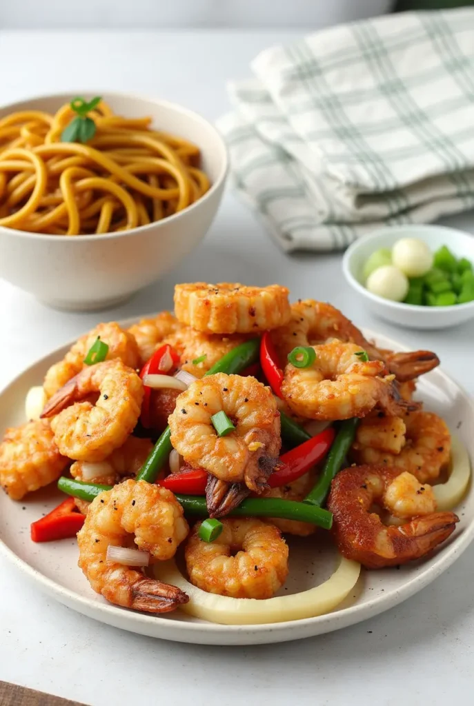 Chinese Salt and Pepper Prawns