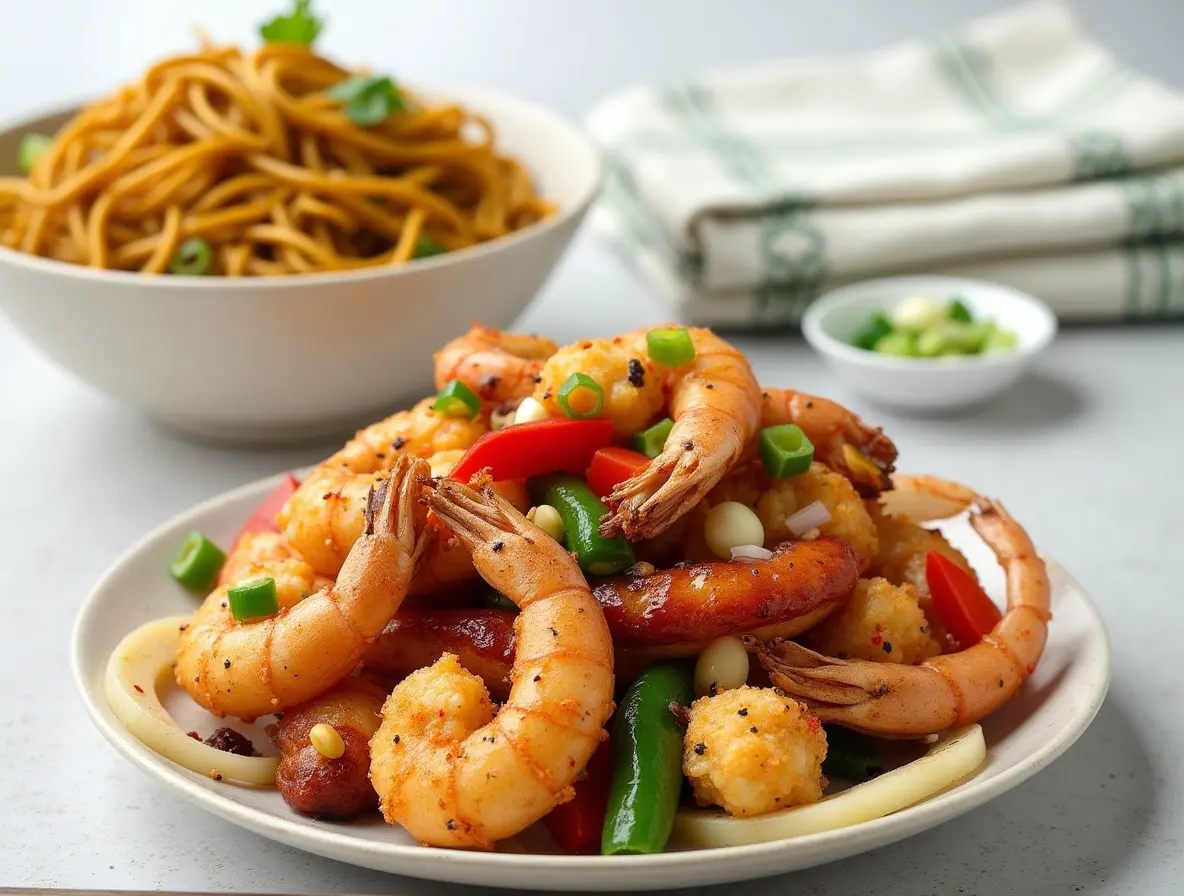 Chinese Salt and Pepper Prawns