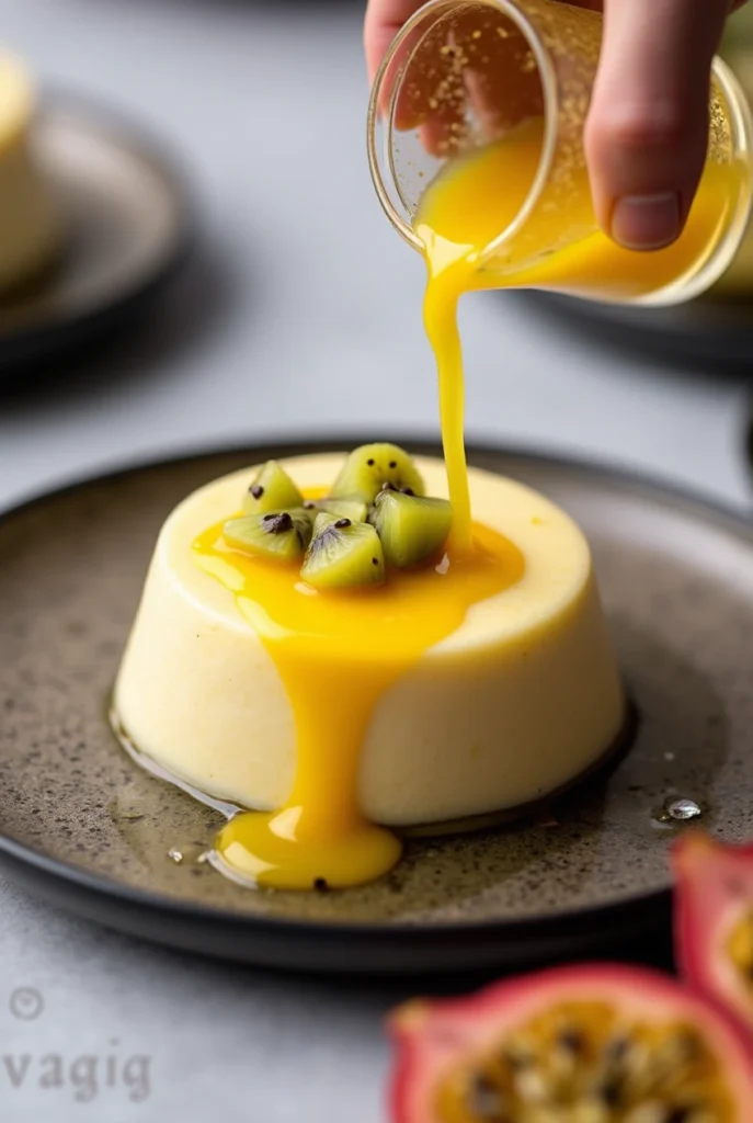 Passion Fruit Panna Cotta