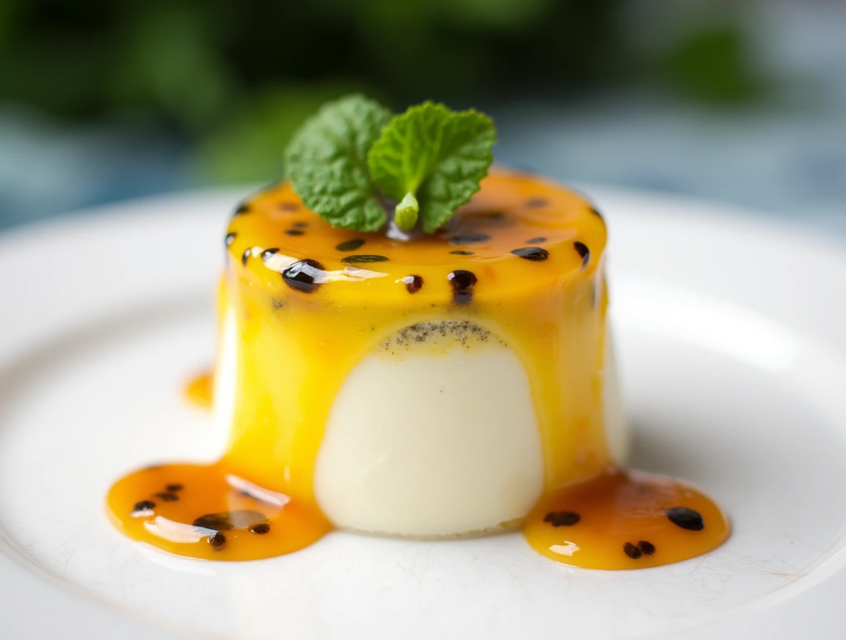Passion Fruit Panna Cotta