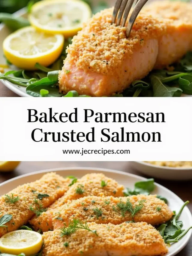 Baked Parmesan Crusted Salmon
