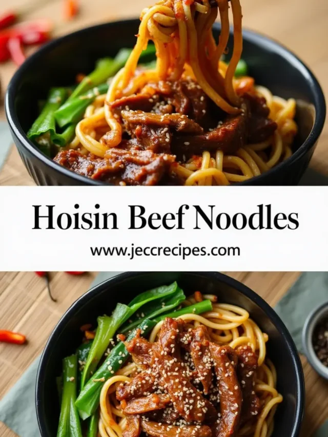 Hoisin Beef Noodles