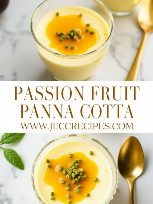 Passion Fruit Panna Cotta