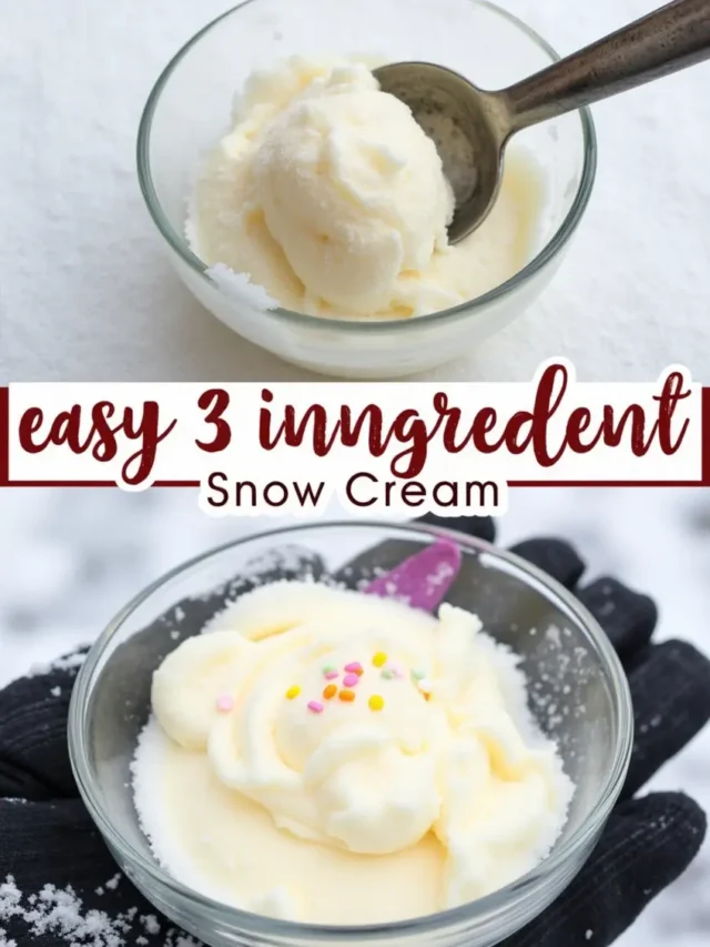 Snow Cream Recipe