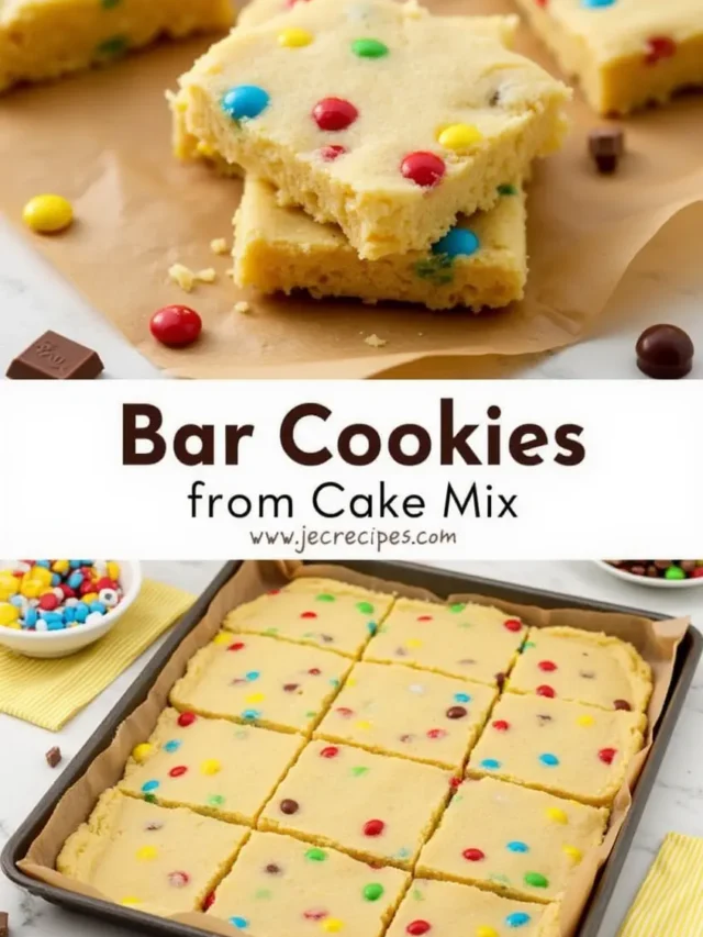 Bar Cookies from Cake Mix