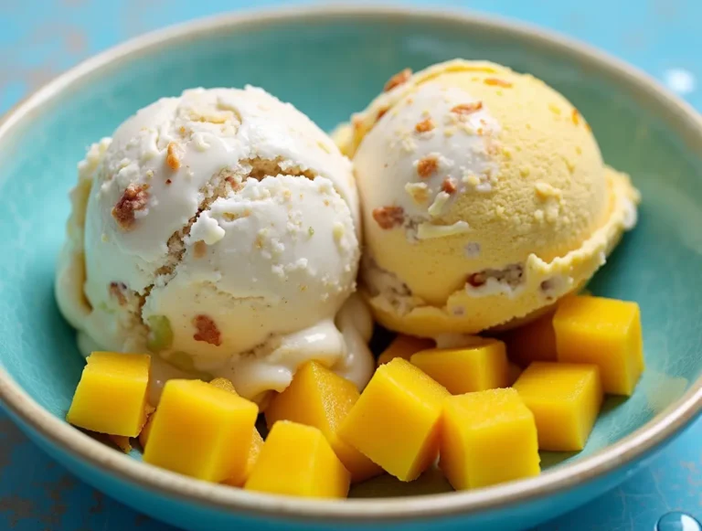 Mango Coconut Ice Cream