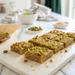 Pistachio Oat Squares