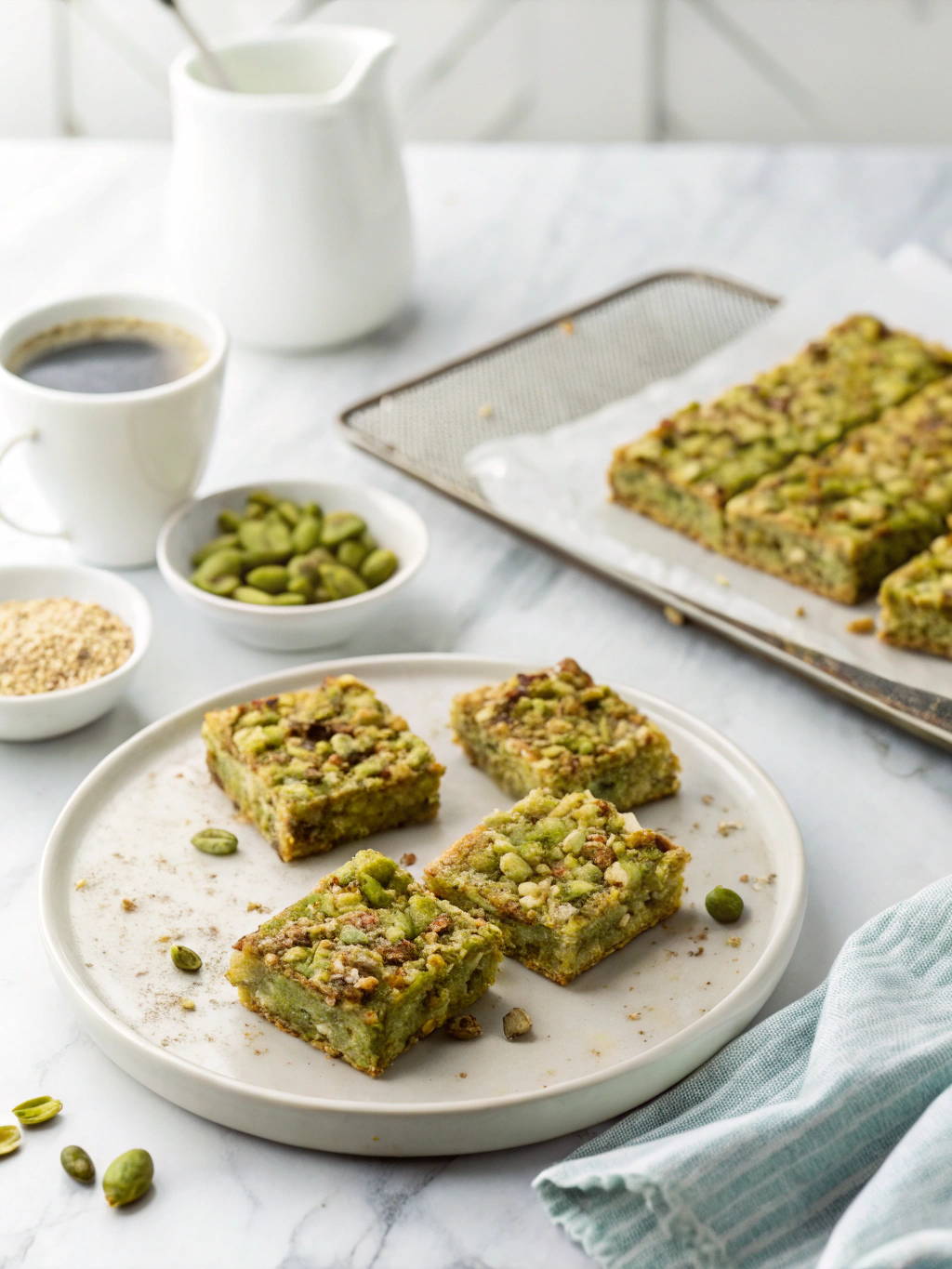 Pistachio Oat Squares