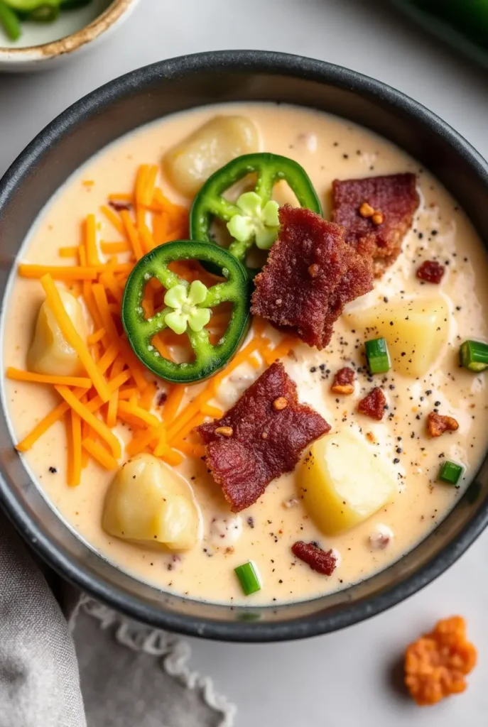 Spicy Jalapeno Popper Soup