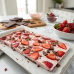 Strawberry-Chocolate Greek Yogurt Bark
