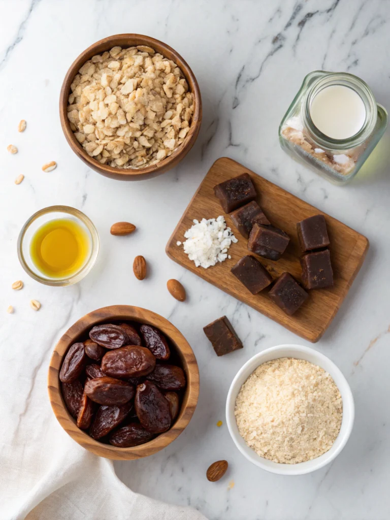 Vegan Toffee Crisp Bars ingredients