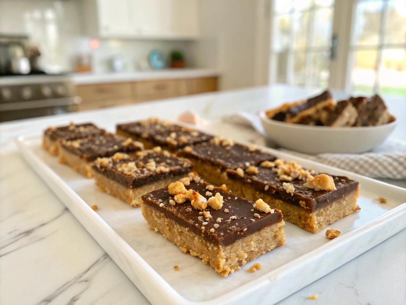 Vegan Toffee Crisp Bars