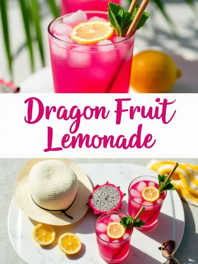 Dragon Fruit Lemonade