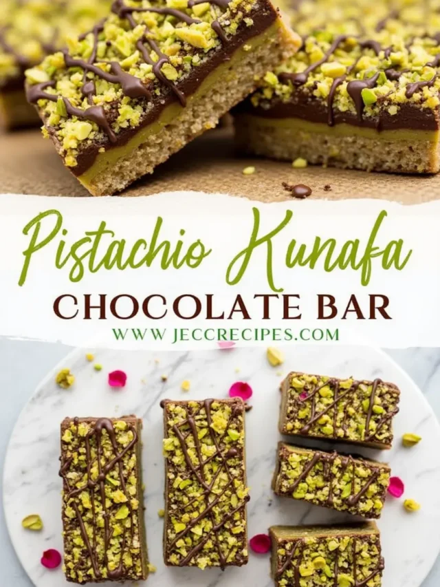 Pistachio Kunafa Chocolate Bar