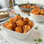 Airfryer Buffalo Cauliflower Bites