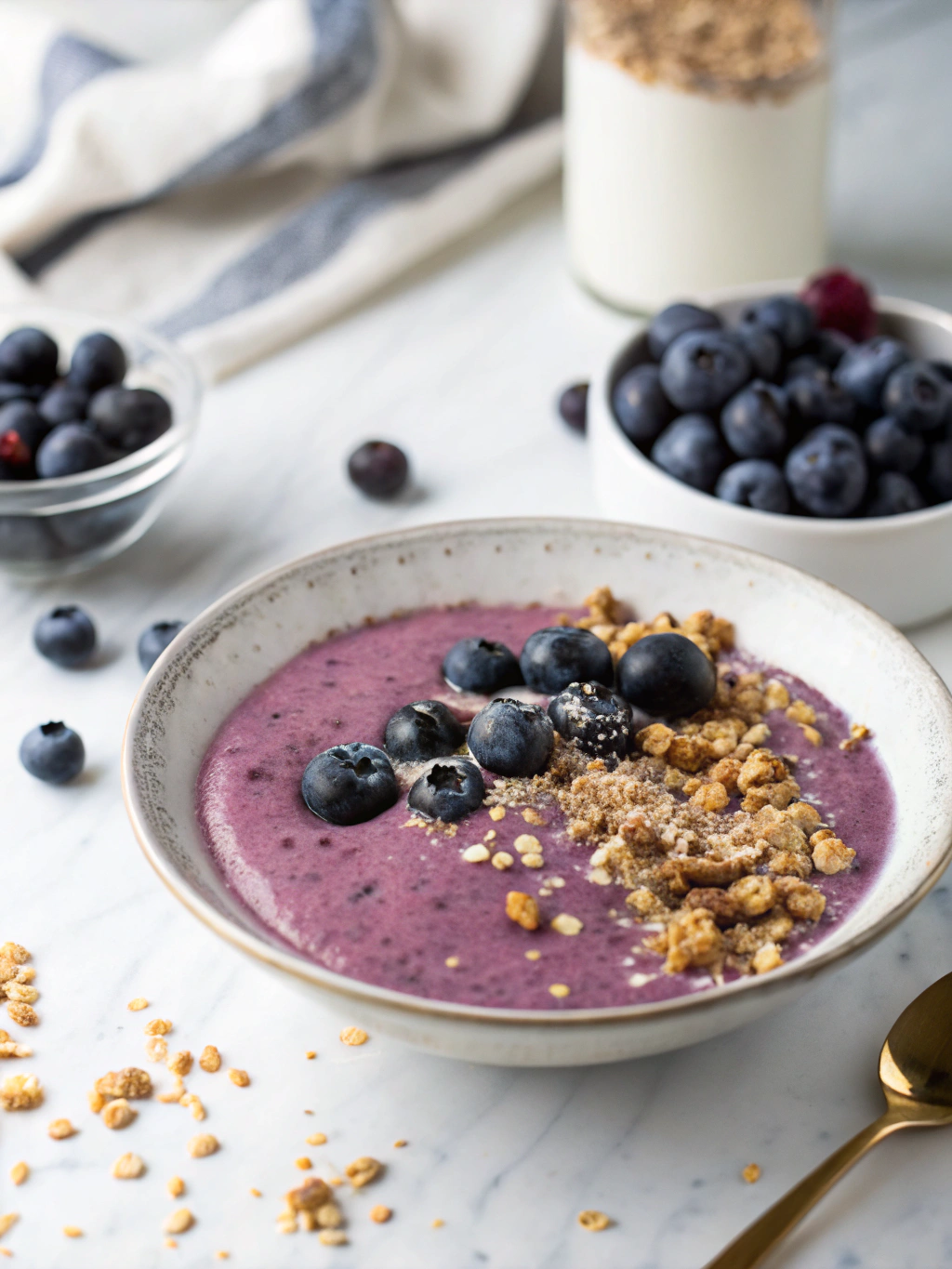 Blueberry Smoothie Final Step