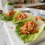 Buffalo Chicken Lettuce Wraps