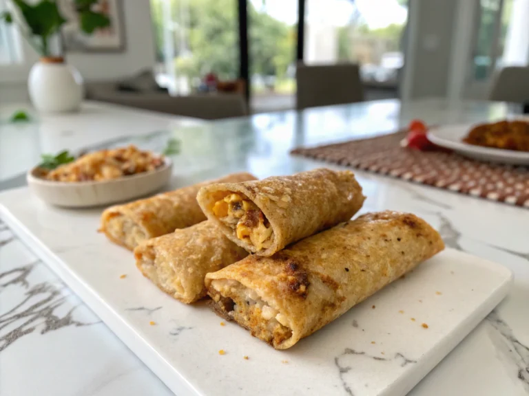 Cheesy Taco Egg Rolls