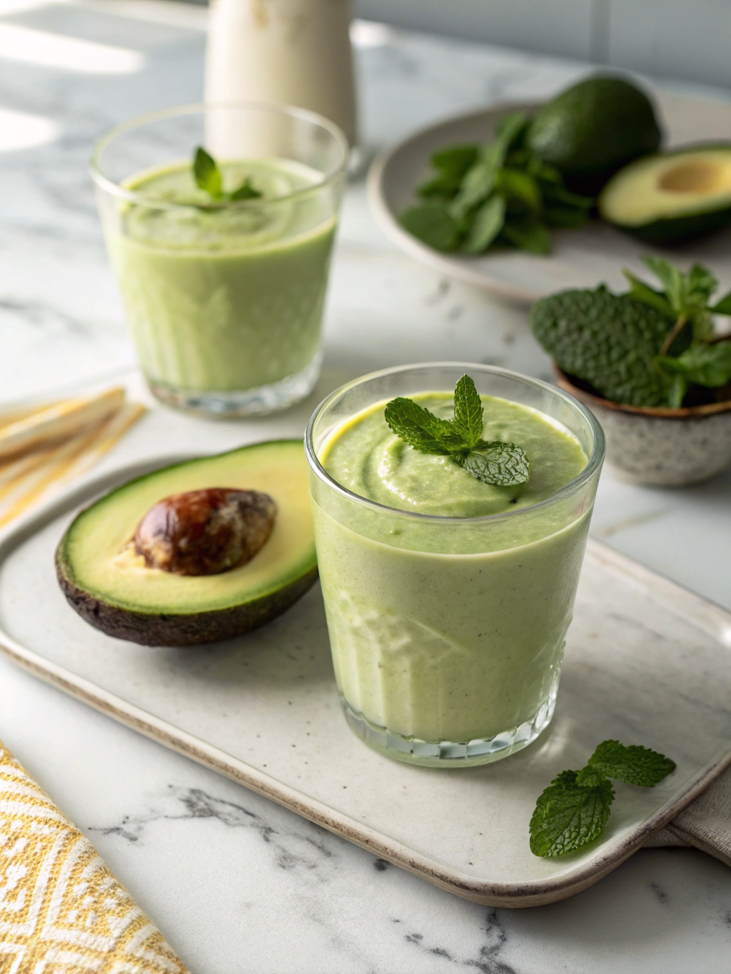 Creamy Avocado Smoothie final step 1 2