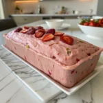Dreamy Pink Strawberry Loaf