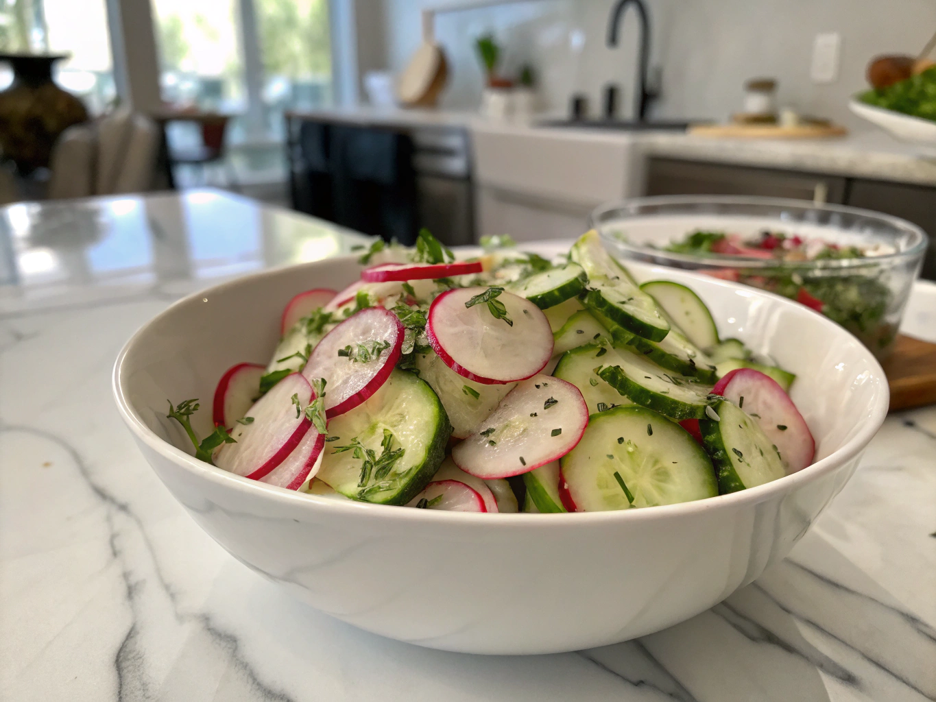 Fresh Cucumber Radish Salad
