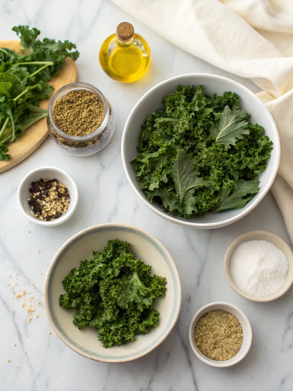 Kale Chips with Za'atar Ingredients