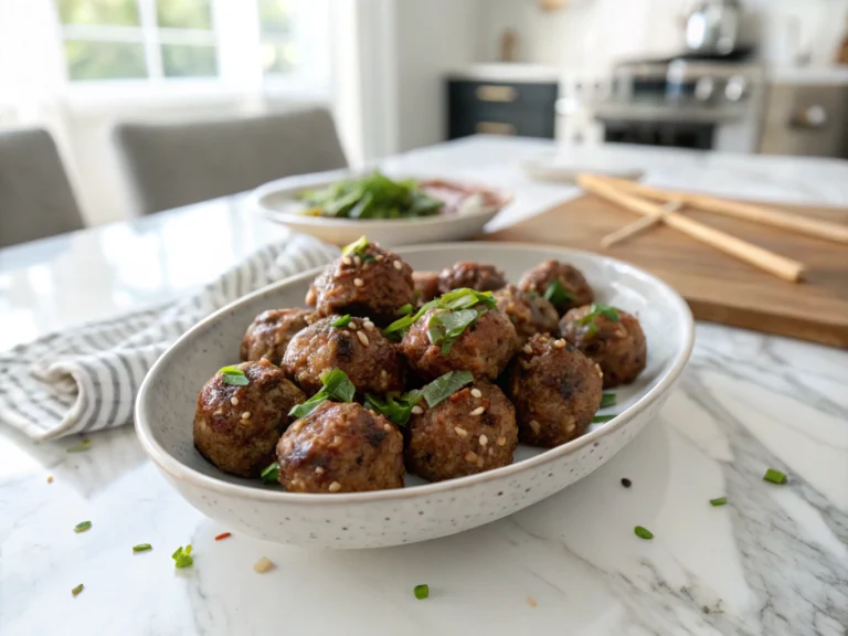 Korean BBQ Meatballs