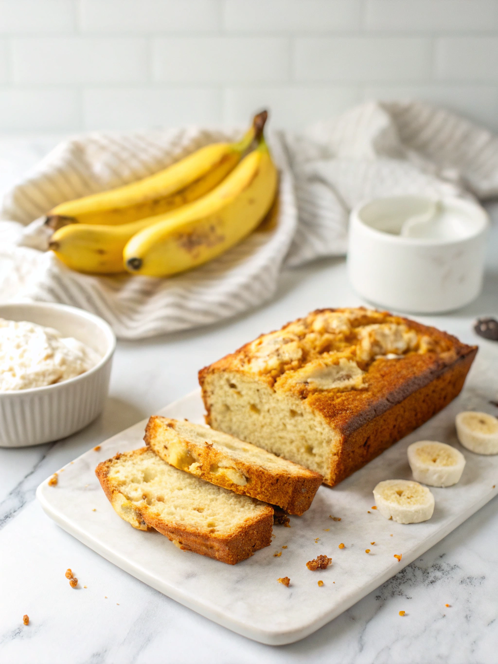 cottage cheese banana bread final step 1 2