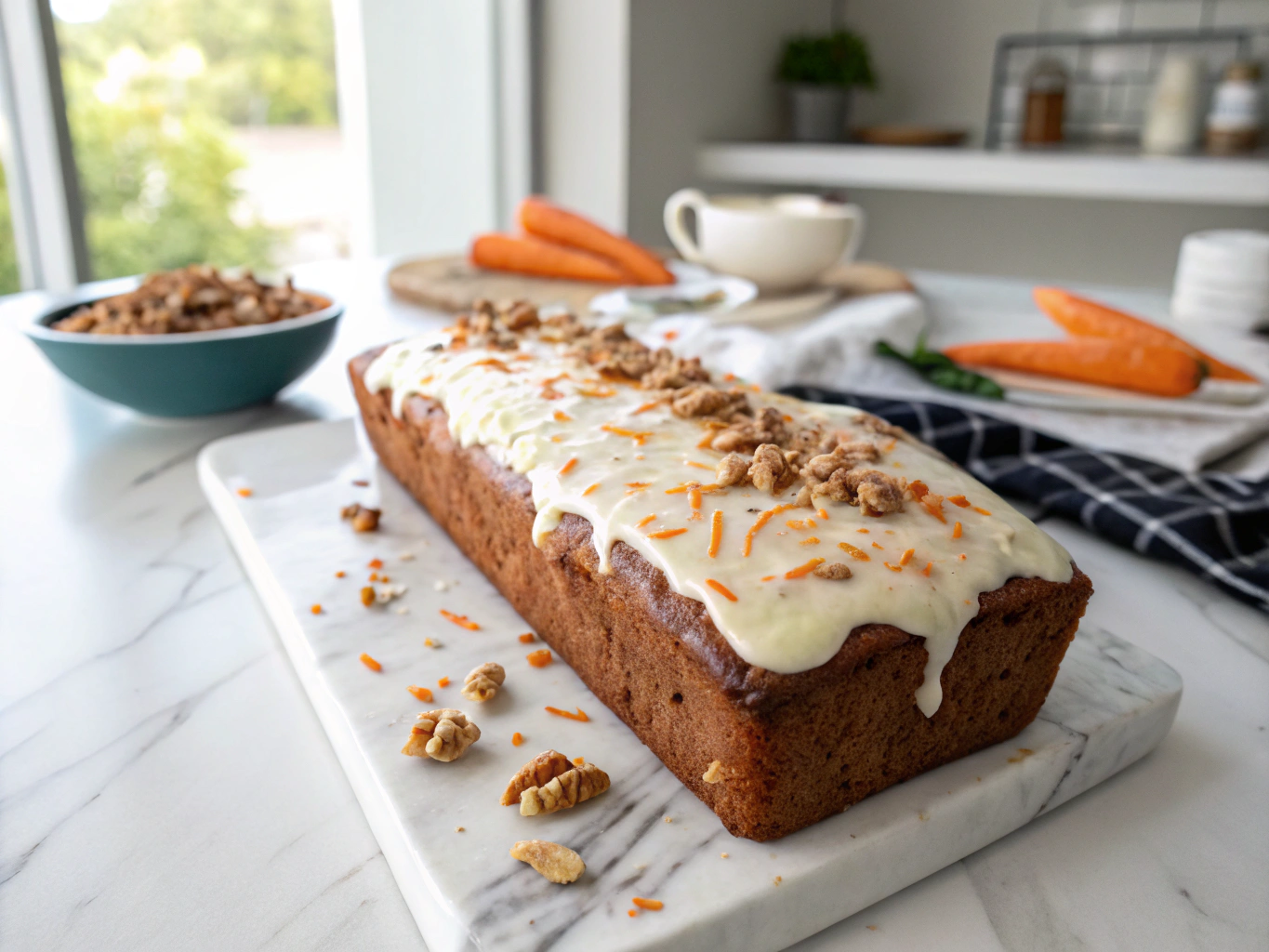 Vegan Carrot Loaf Cake